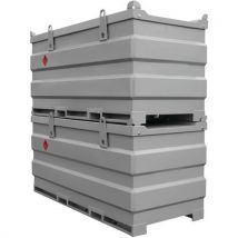 Citerne Acier À Double Paroi - 2000 L - Débit 60l/min