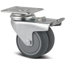 Roulette Pivotante Agila Twin Montage Plaque 2975uoo050p40