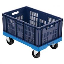 Plateau Roulant + Bac Alimentaire 45 L - Manutan Expert