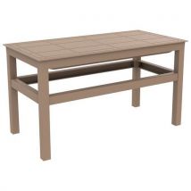 Table Basse Click-clack 90 X 45 Cm Polypropylène - Sable