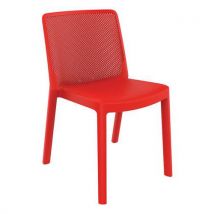 Chaises Fresh Polypropylène - Rouge