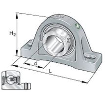 INA - Paliers à semelle auto-aligneur PASE20-XL-N - Ø intérieur 20mm - Ø extérieur 130mm - Transmission mécanique