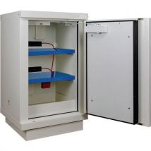 Armoire Blanche Comptoir Lithium 1 Porte 2 Étagères 2 Rack De 8 Prises