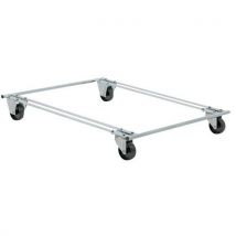 Plateau Roulant 4 Roulettes Pivotantes-600x400 Mm