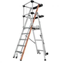 Plate-forme Mobile Double Veloce Double Tablette - 5 Marches