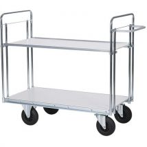 Chariot Pour Charges Lourdes 2 Plateaux 1000x700mm - 500kg