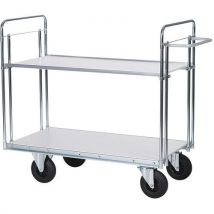 Chariot Pour Charges Lourdes 2 Plateaux 800x600mm - 500kg