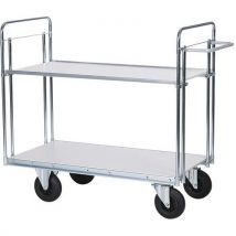 Chariot Pour Charges Lourdes 2 Plateaux 1200x800mm - 500kg