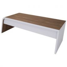 Bureau Sumba Vdf Pied Vertical À Gauche Noyer