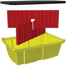 Bac De Rétention À Fond Plat Avec Caillebotis - 230 Litres