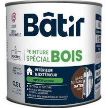 Peinture Pour Bois Effet Satin 05 L Brun Normand Ral 8011