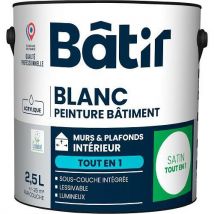 Peinture Murs Et Plafond Satin 25 L Blanc
