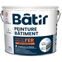 Peinture Spécial Fer Brillant 10 L Blanc Ral 9016