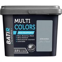 Peinture Multicolor Satinée Soyeux 2.5 L Gris Plomb