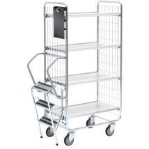 Chariot À Échelle - 4 Plateaux 1000x425mm - Capacité 200 Kg
