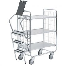 Chariot À Échelle - 3 Plateaux 1000x425mm - Capacité 200 Kg