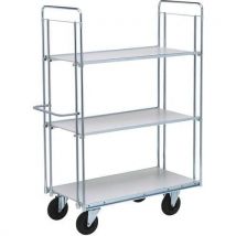 Chariot Haut - 3 Plateaux 1200x520mm - Capacité 500 Kg