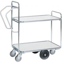 Chariot À Plateaux 2 Plateaux 1200x620 Mm - 300 Kg