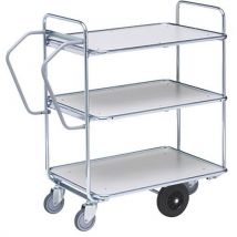 Chariot À Plateaux 3 Plateaux 1200x620 Mm - 300 Kg
