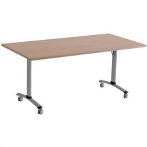 Table Pliante Axe Rectangle 120x80cm 1677 Hêtre/alu