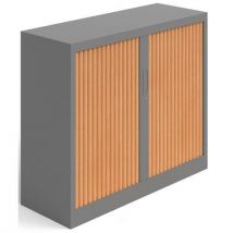 Armoire Bureau Arche À Rideaux 120x104 Cm 1812 Hêtre/alu