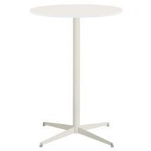 Mange Debout Tamaris Ø 80 Pl.blanc/blanc Piet.blanc/argent