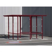 Abri Fumeurs Beaufortain 305x244 M+ret.façade 1m Bordeaux