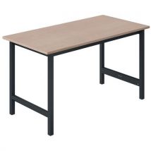 Table Travail Tpl Plt Multiplis Hetre L1200 7016 Anthracite