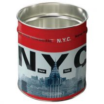 Corbeilles À Papier Métal 12 L Décor New York