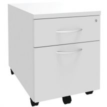 Caisson Mobile Alma 2 Tiroirs Blanc/blanc