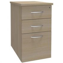 Caisson Hauteur Bureau Alma Profondeur 60 Cm Coloris Chêne
