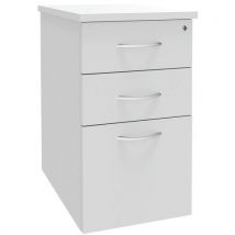 Caisson Hauteur Bureau Alma Profondeur 60 Cm Coloris Blanc