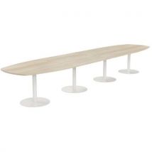 Tab. Conf. Elga Pied Platine 480x113 Plt Méla Acacia/blanc