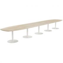 Tab. Conf. Elga Pied Platine 600x113 Plt Méla Acacia/blanc