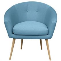 Fauteuil Armand 4 Pieds Coloris Océan