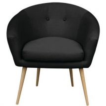 Fauteuil Armand 4 Pieds Coloris Noir