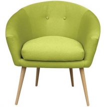 Fauteuil Armand 4 Pieds Coloris Pistache