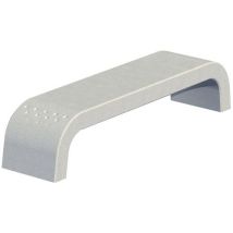 Banquette TIME Béton Gris Sablé - Mobilier Urbain Extérieur - 220cm Largeur - Design Moderne et Robuste