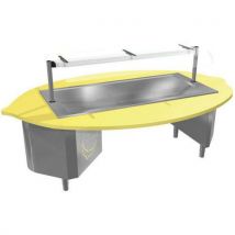 Meuble Réfr Hors D'oeuvres Dessert Citron Capacité 4 Gn 1/2