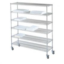 Chariot-étagère À Roulettes Long 122cm Options Comprises