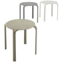 Table Drop Ronde Diam 70 Grise