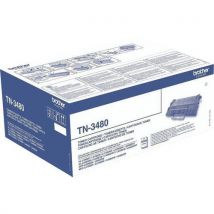 Toner Noir 8000 Pages Brother Tn3480