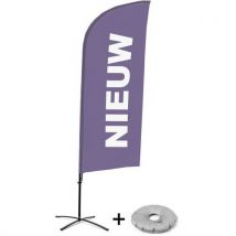 Beach Flag Avec Pied En Croix Nouveau - Néerlandais - Violet