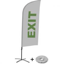 Beach Flag Avec Pied En Croix Sortie - Anglais
