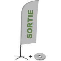 Beach Flag Avec Pied En Croix Sortie - Français