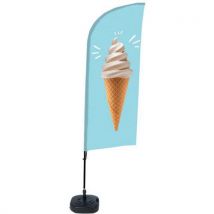 Beach Flag Base Remplissable Glace