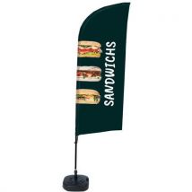 Beach Flag Base Remplissable Sandwichs - Français