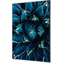 Cadre Décoratif En Tissu Cactus - 594x841cm - Bleu