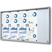 Vitrine D'affichage Verrouillable Avec Coin De Sécurité - 10xa4