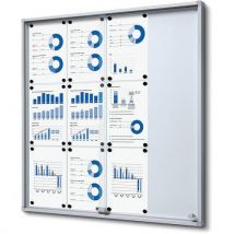 Vitrine D'affichage Verrouillable Avec Coin De Sécurité - 12xa4